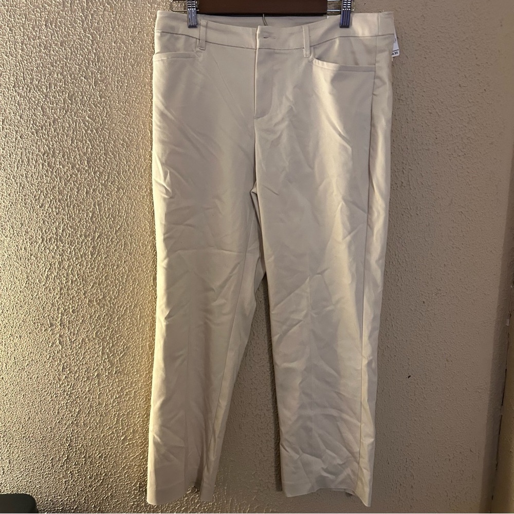 Christopher & Banks NWT Women's Trouser Pants Shaped Fit Mid Rise Size 10 Short